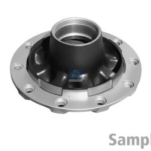 DT Spare Parts 10.30416 Wheel hub, without bearings, d1: 138 mm, d2: 138 mm, D: 380 mm, 10 bores, b: 22 mm, H: 148 mm