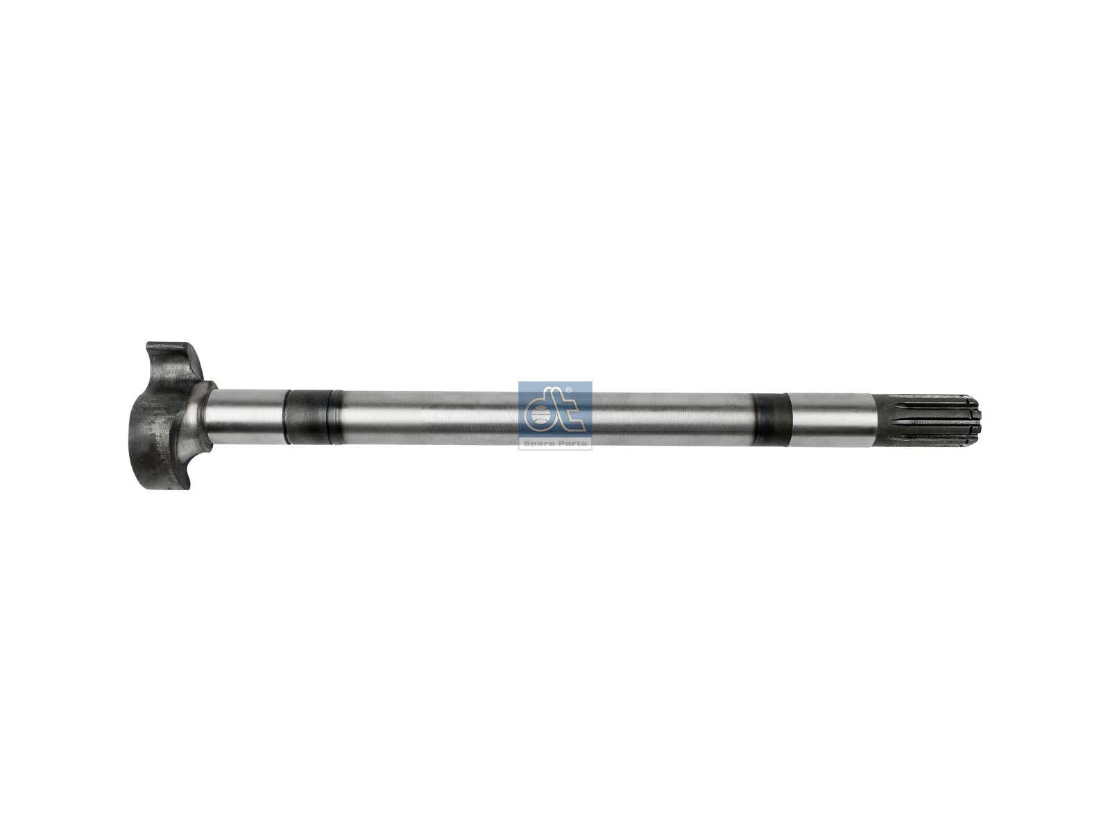 DT Spare Parts 10.33118 Brake camshaft, left, D: 38 mm, L1: 575.2 mm, L3: 530.2 mm, 10 teeth