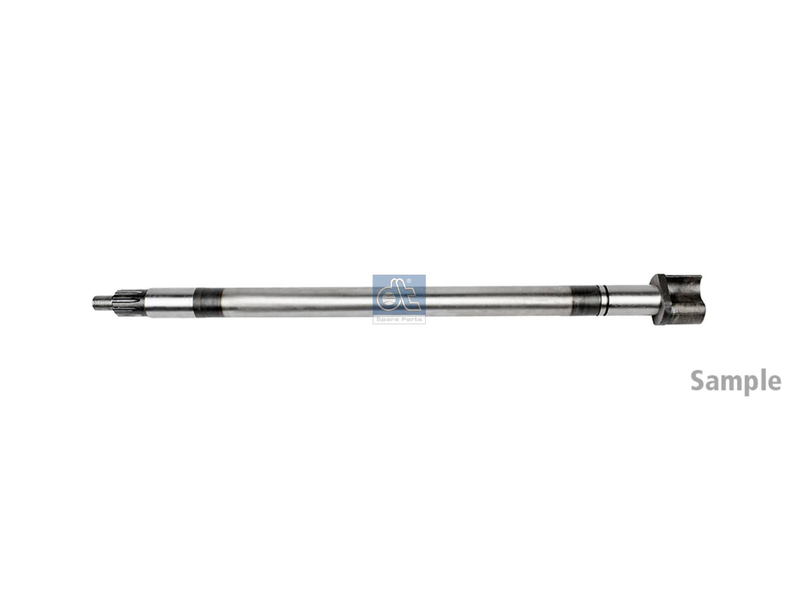 DT Spare Parts 10.33512 Brake camshaft, right, D: 38 mm, L1: 820.8 mm, L3: 775.8 mm, 10 teeth
