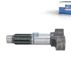 DT Spare Parts 10.33534 Brake camshaft, right, D: 38 mm, L1: 190.5 mm, L3: 124 mm, 10 teeth
