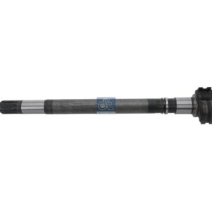 DT Spare Parts 10.33538 Brake camshaft, right, D: 46 mm, L1: 592 mm, L3: 563 mm, 10 teeth