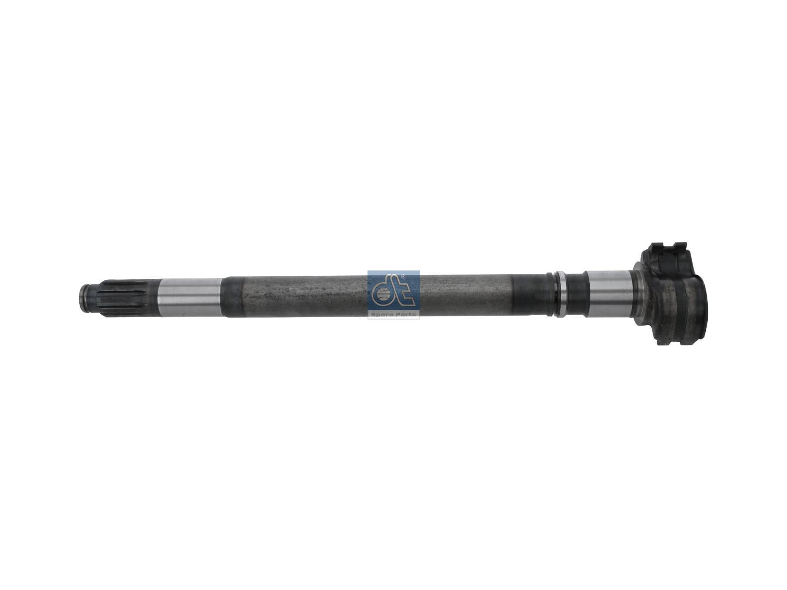 DT Spare Parts 10.33538 Brake camshaft, right, D: 46 mm, L1: 592 mm, L3: 563 mm, 10 teeth