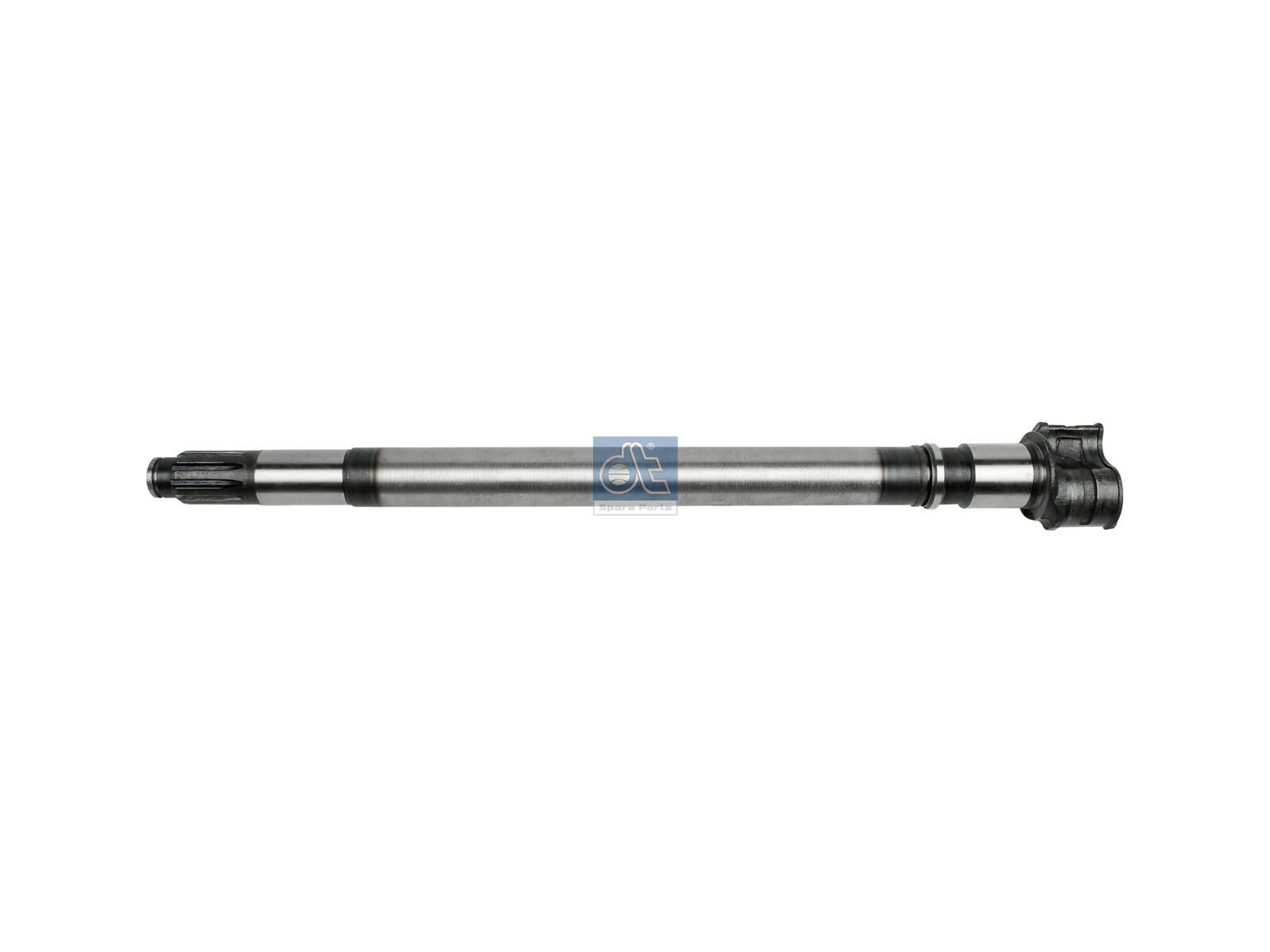 DT Spare Parts 10.33562 Brake camshaft, right, D: 46 mm, L1: 662.5 mm, L3: 606.5 mm, 10 teeth