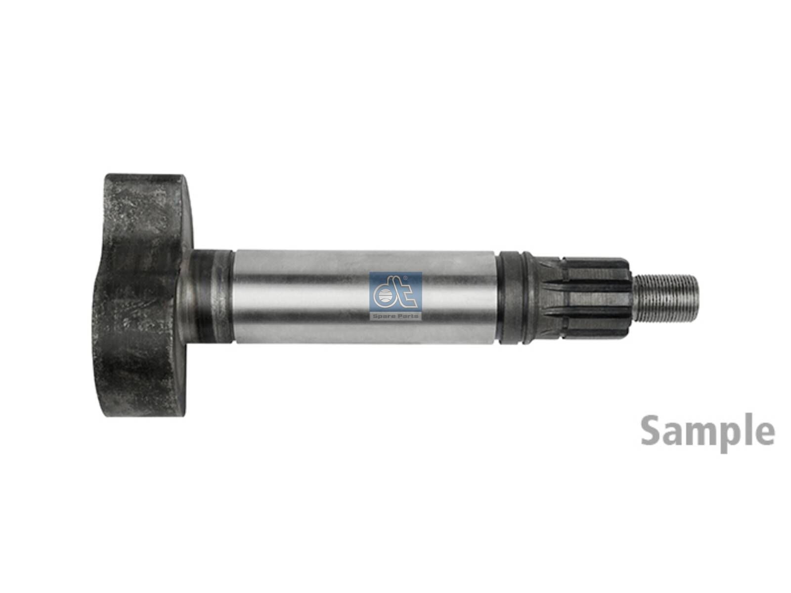 DT Spare Parts 10.33575 Brake camshaft, left, D: 46 mm, L1: 314 mm, L3: 258 mm, 10 teeth