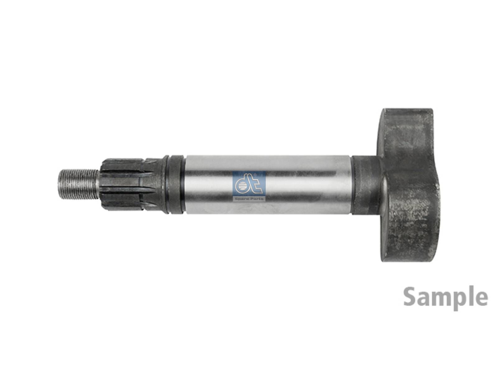 DT Spare Parts 10.33576 Brake camshaft, right, D: 46 mm, L1: 314 mm, L3: 258 mm, 10 teeth