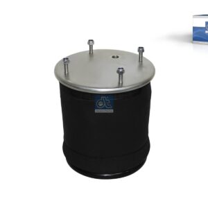 DT Spare Parts 10.36015 Air spring, with steel piston, D: 285 mm, Dmax: 360 mm, M12, M22 x 1,5, L: 420 mm