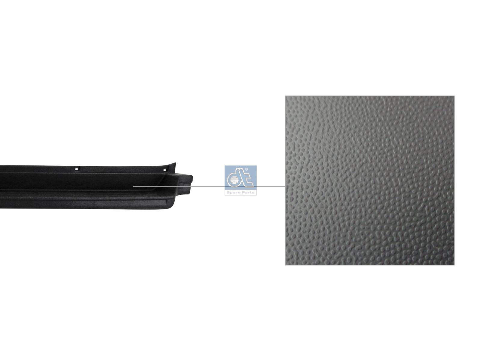 DT Spare Parts 11.71026 Bumper cover, rear, with step