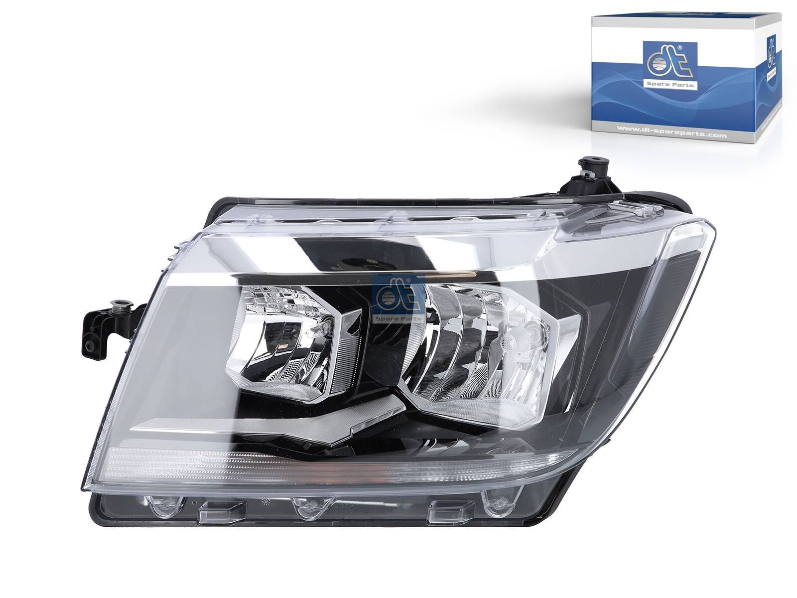 DT Spare Parts 11.84112 Headlamp, left, with adjusting motor, 12 V, H7