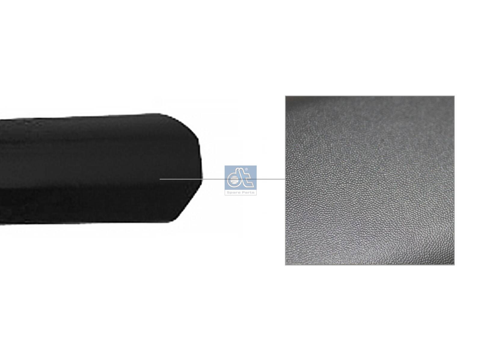 DT Spare Parts 12.00054 Cover moulding, door, front, right