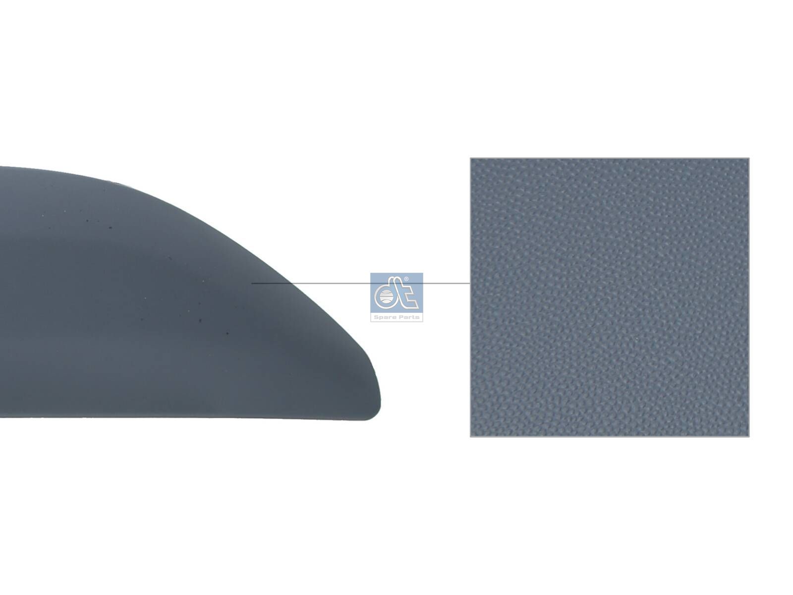 DT Spare Parts 12.00063 Cover moulding, door, rear, left
