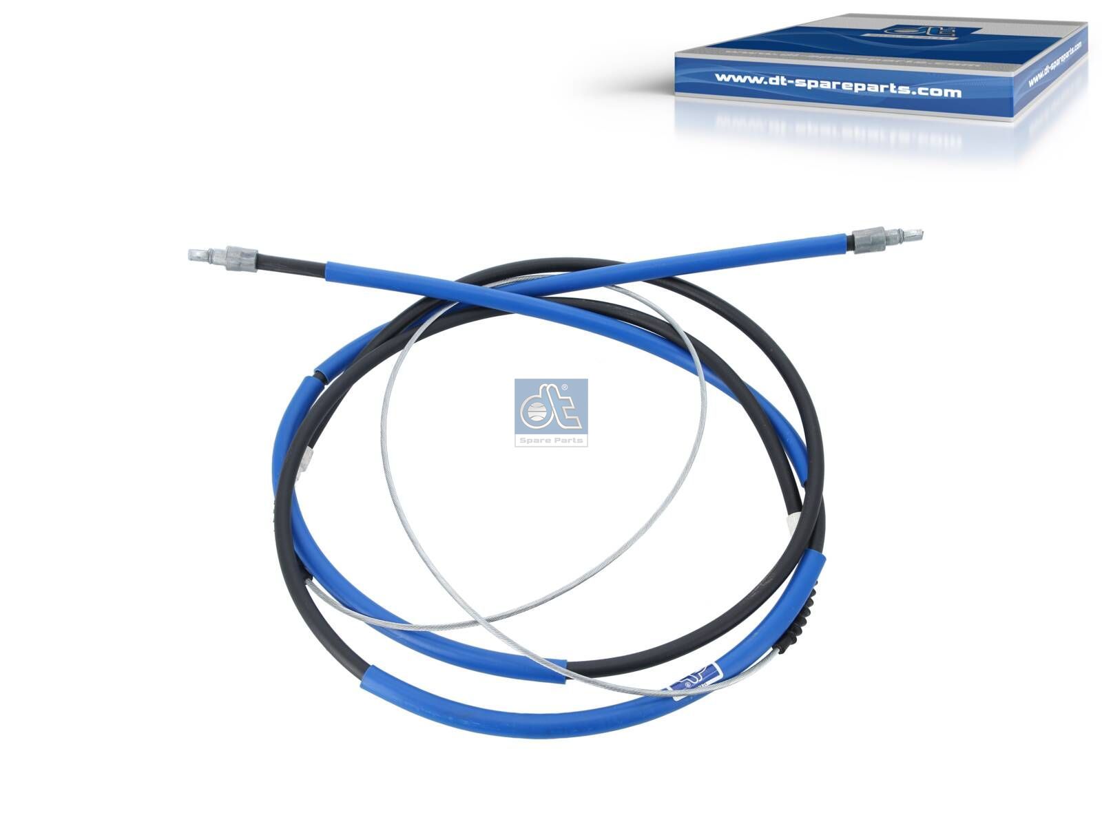 DT Spare Parts 12.47009 Control wire, parking brake, L1: 1410 mm, L2: 4095 mm