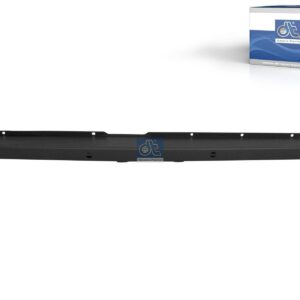 DT Spare Parts 12.82079 Bumper, rear, black
