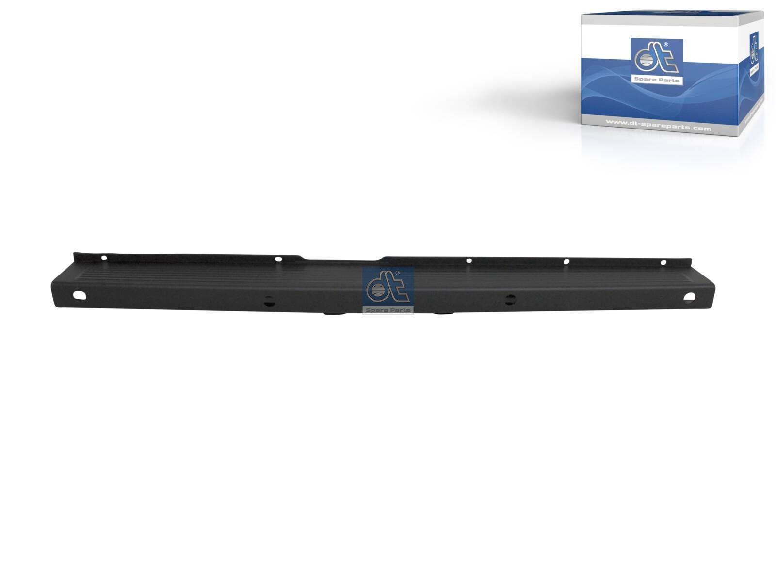 DT Spare Parts 12.82079 Bumper, rear, black