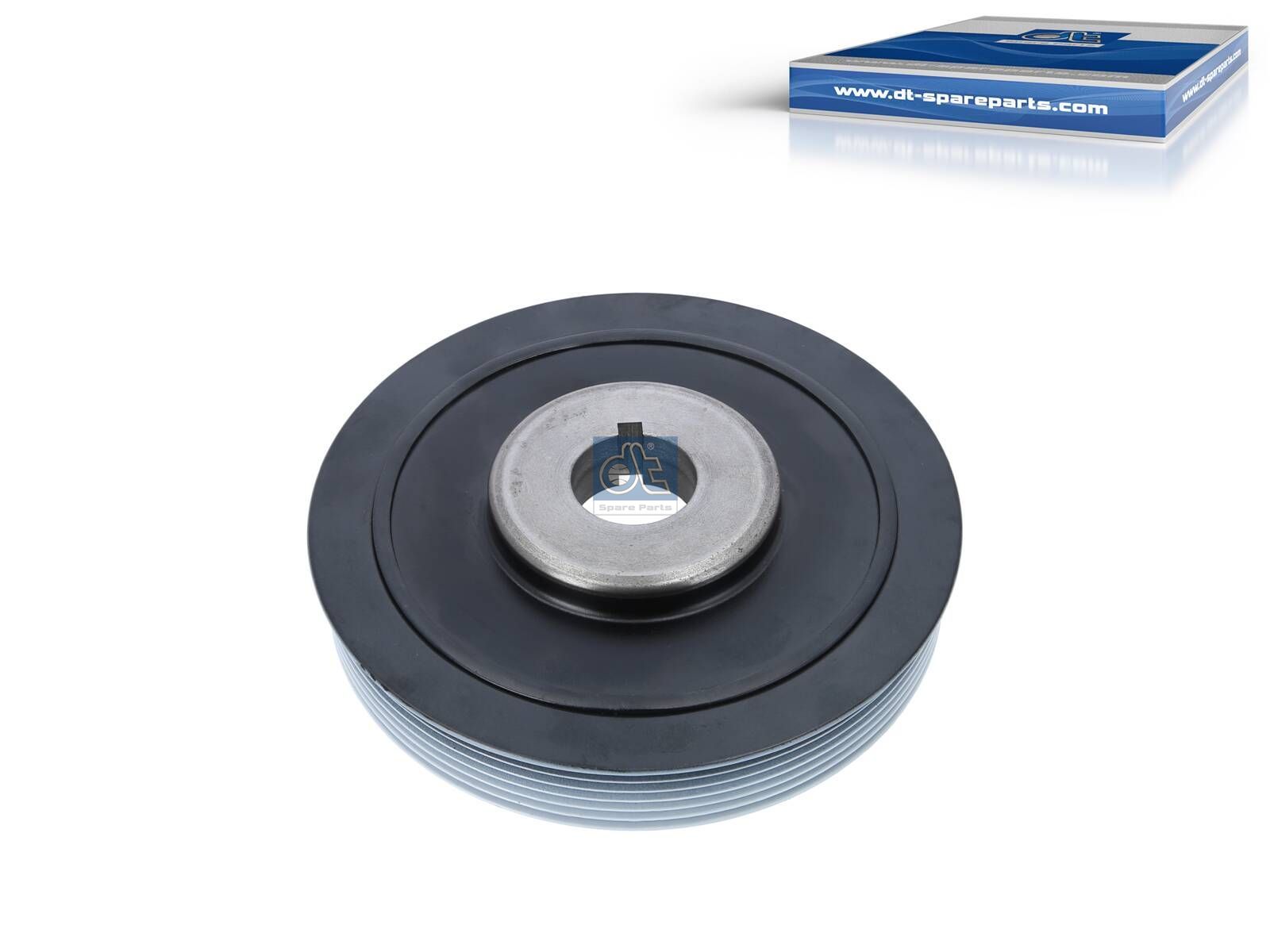 DT Spare Parts 12.82092 Pulley, Crankshaft, D: 153.5 mm, W: 28 mm, 6 grooves