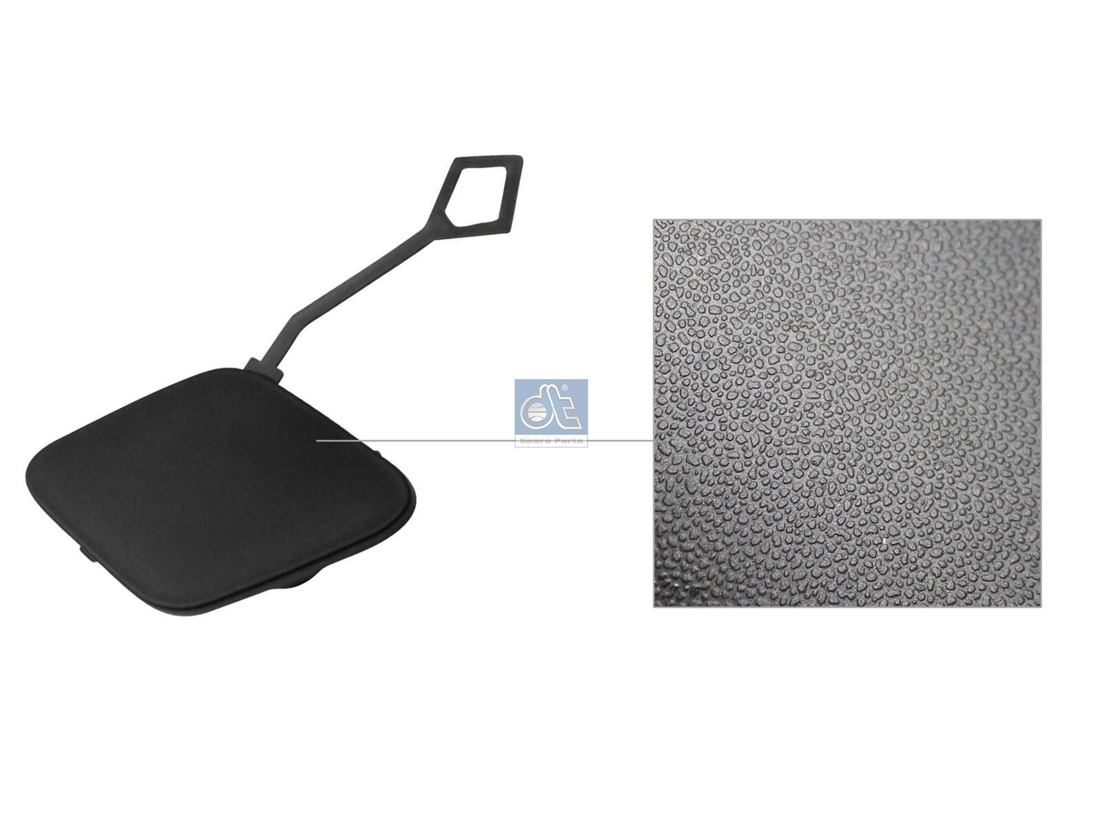 DT Spare Parts 12.82117 Cover, towing eye, front