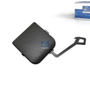 DT Spare Parts 12.82118 Cover, towing eye, rear, black