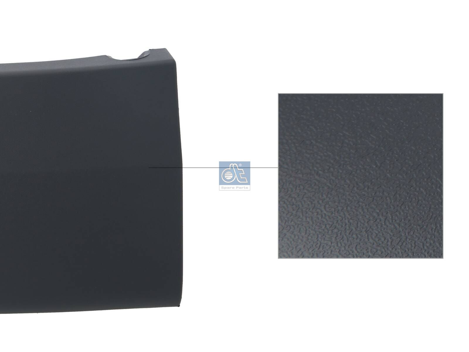 DT Spare Parts 12.82158 Cover moulding, lateral, left