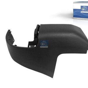 DT Spare Parts 12.82233 Bumper corner, rear, right, black