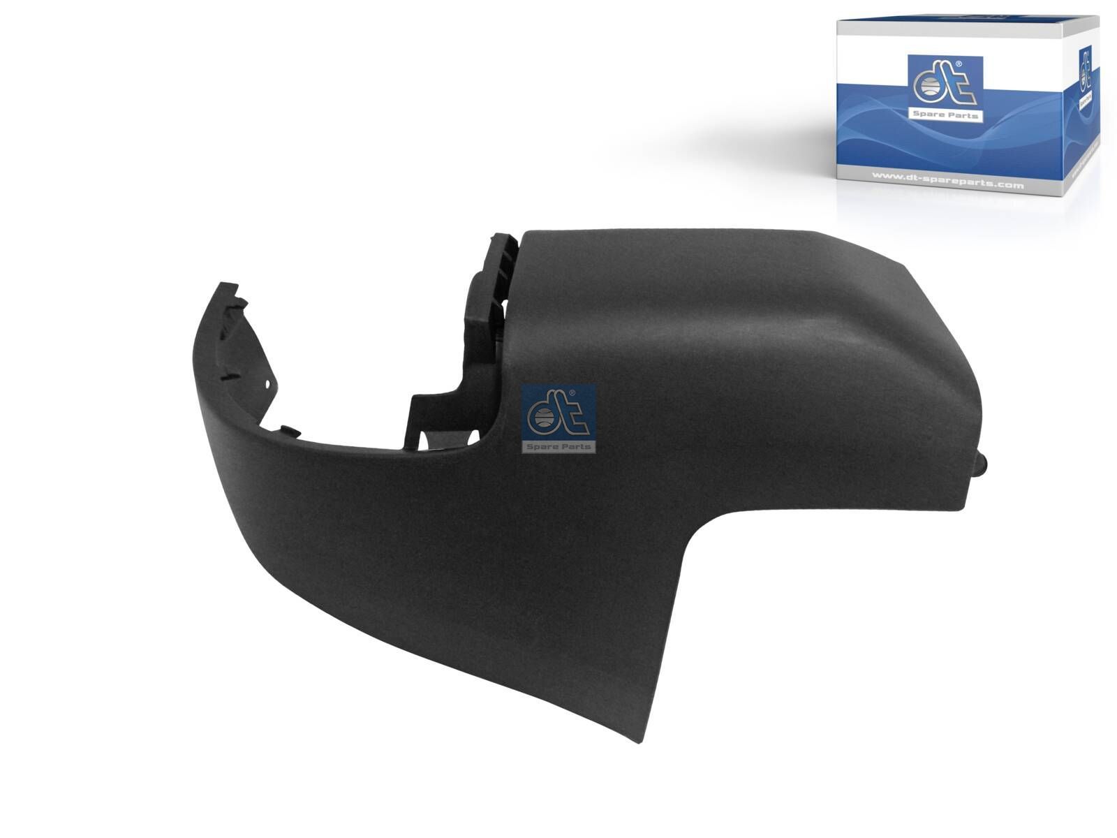 DT Spare Parts 12.82233 Bumper corner, rear, right, black