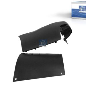DT Spare Parts 12.82236 Bumper corner, rear, left, black