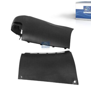 DT Spare Parts 12.82237 Bumper corner, rear, right, black