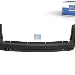DT Spare Parts 12.82238 Bumper, rear, black