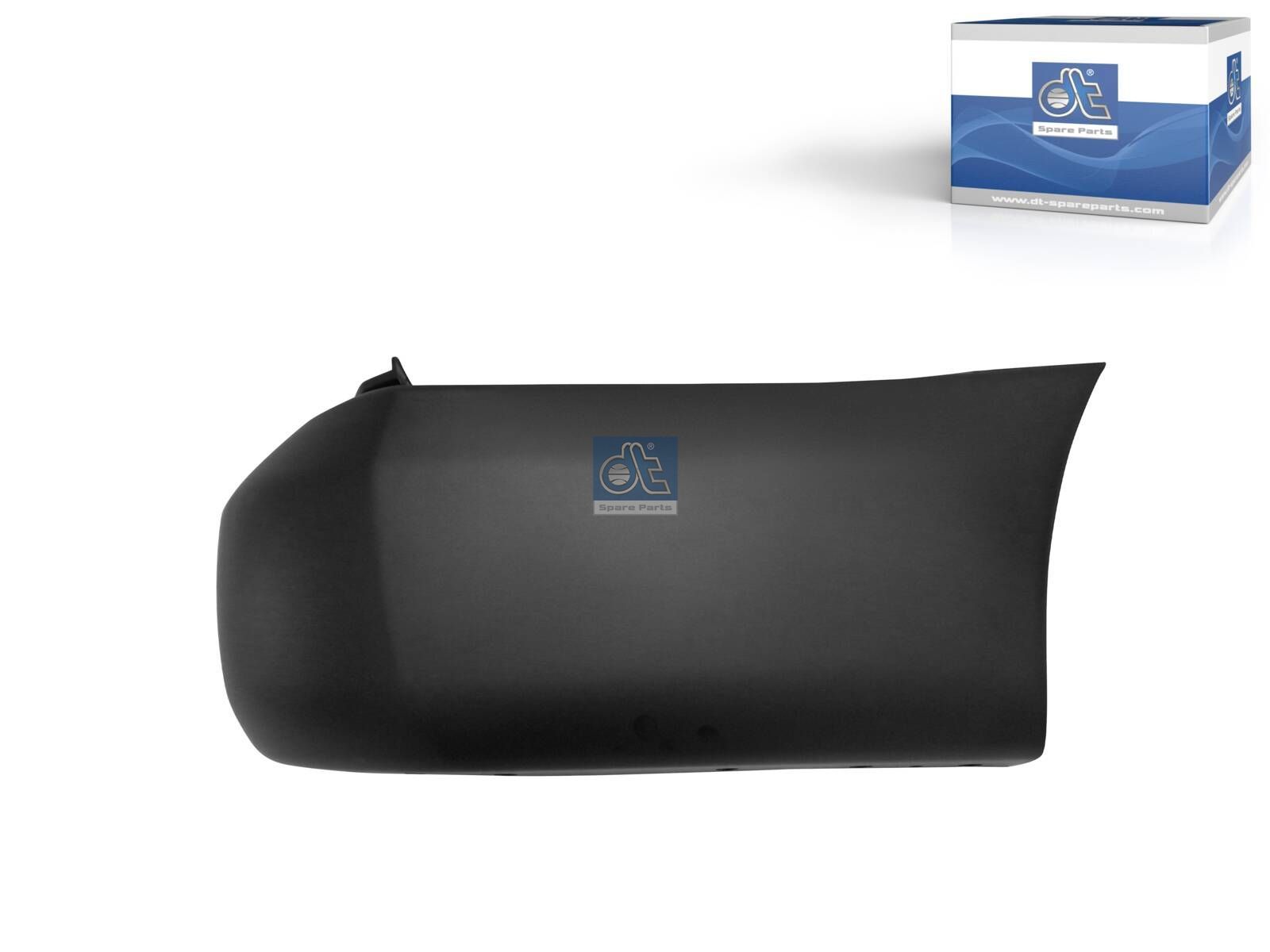 DT Spare Parts 12.82247 Bumper corner, rear, right, black