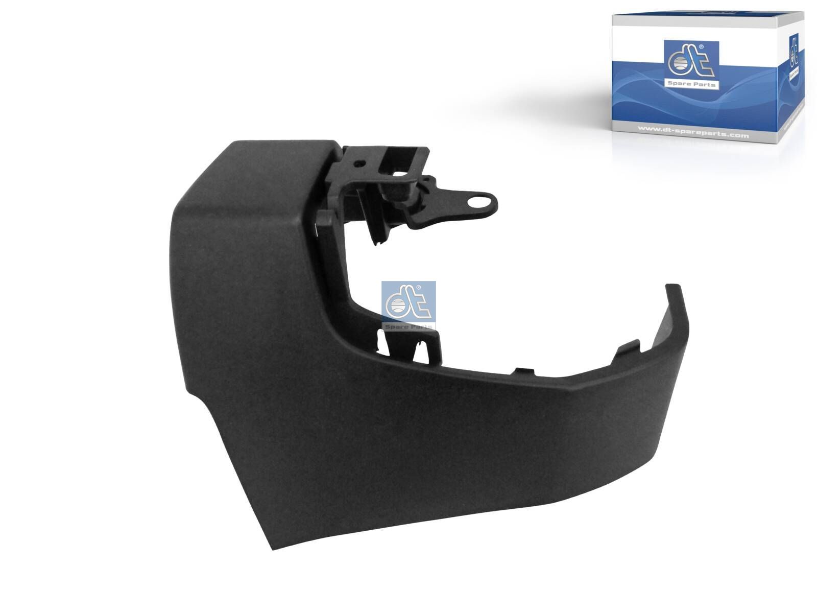 DT Spare Parts 12.82262 Bumper corner, rear, left, black
