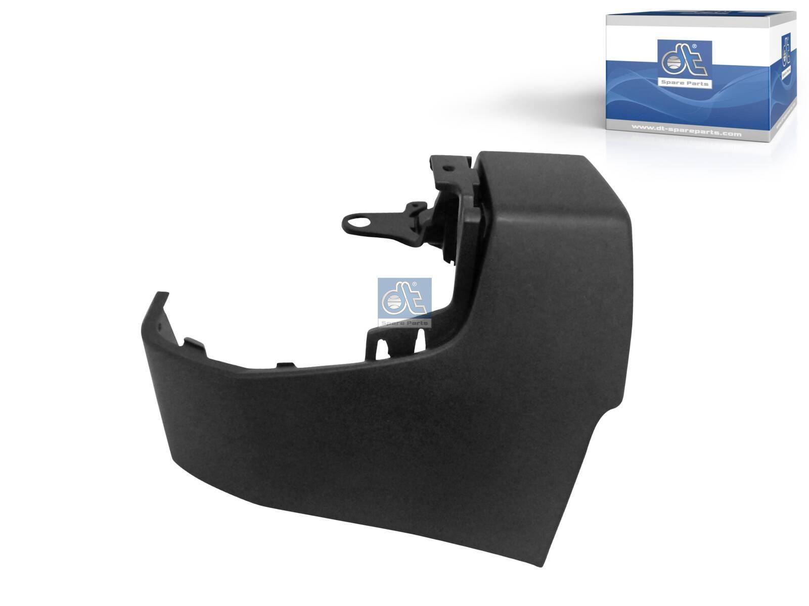 DT Spare Parts 12.82263 Bumper corner, rear, right, black