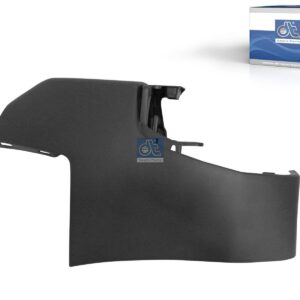 DT Spare Parts 12.82266 Bumper corner, rear, left, black