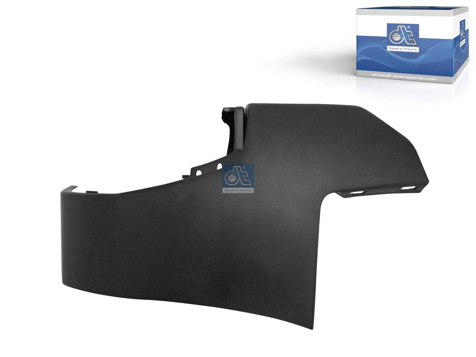 DT Spare Parts 12.82267 Bumper corner, rear, right, black