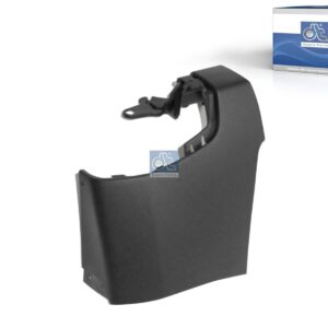 DT Spare Parts 12.82272 Bumper corner, rear, right, black
