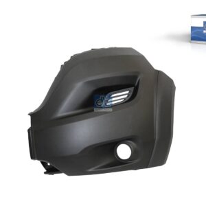 DT Spare Parts 12.82286 Bumper corner, left, black