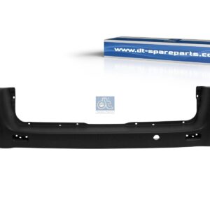 DT Spare Parts 12.82302 Bumper, rear, black