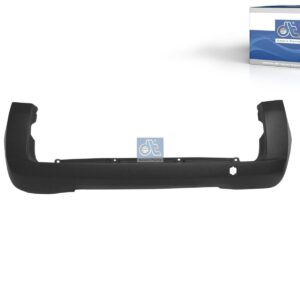 DT Spare Parts 12.82310 Bumper, rear, black