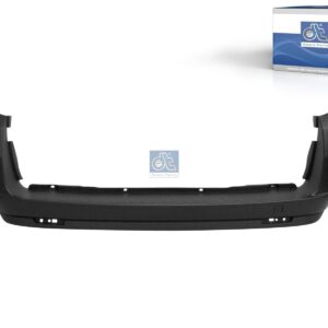 DT Spare Parts 12.82314 Bumper, rear, black