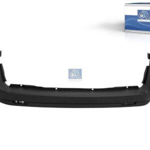 DT Spare Parts 12.82322 Bumper, rear, black