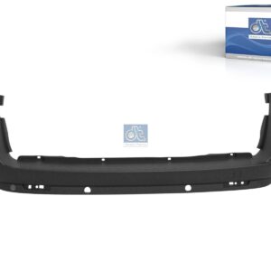 DT Spare Parts 12.82323 Bumper, rear, black