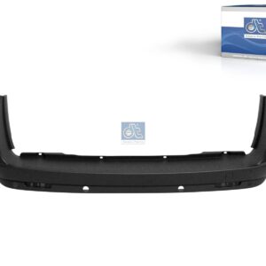 DT Spare Parts 12.82327 Bumper, rear, black