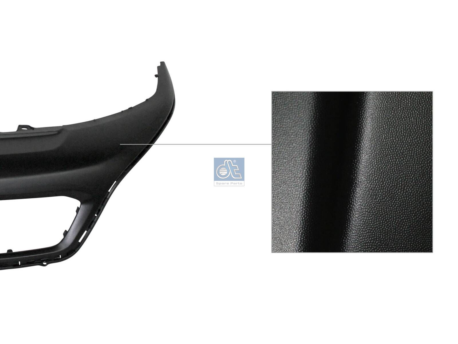DT Spare Parts 12.82333 Bumper, front, primed