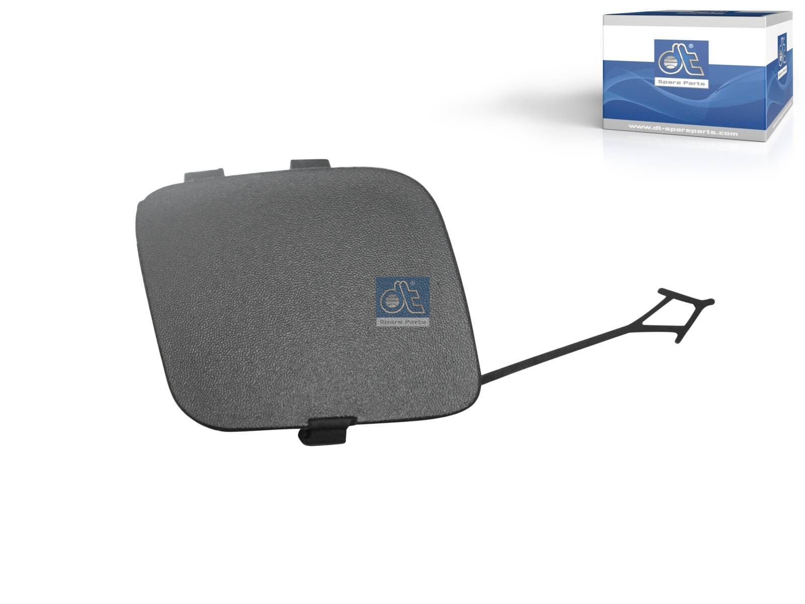 DT Spare Parts 12.82345 Cover, towing eye, front, primed