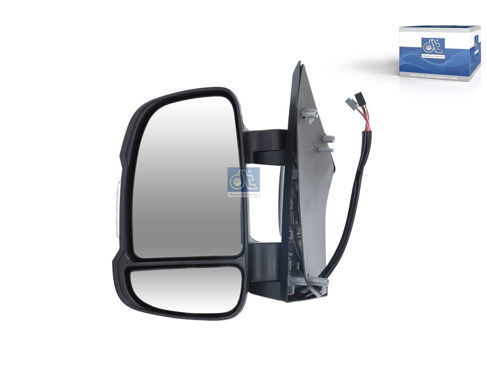 DT Spare Parts 12.83006 Main mirror, left, heated, electrical, with temperature sensor