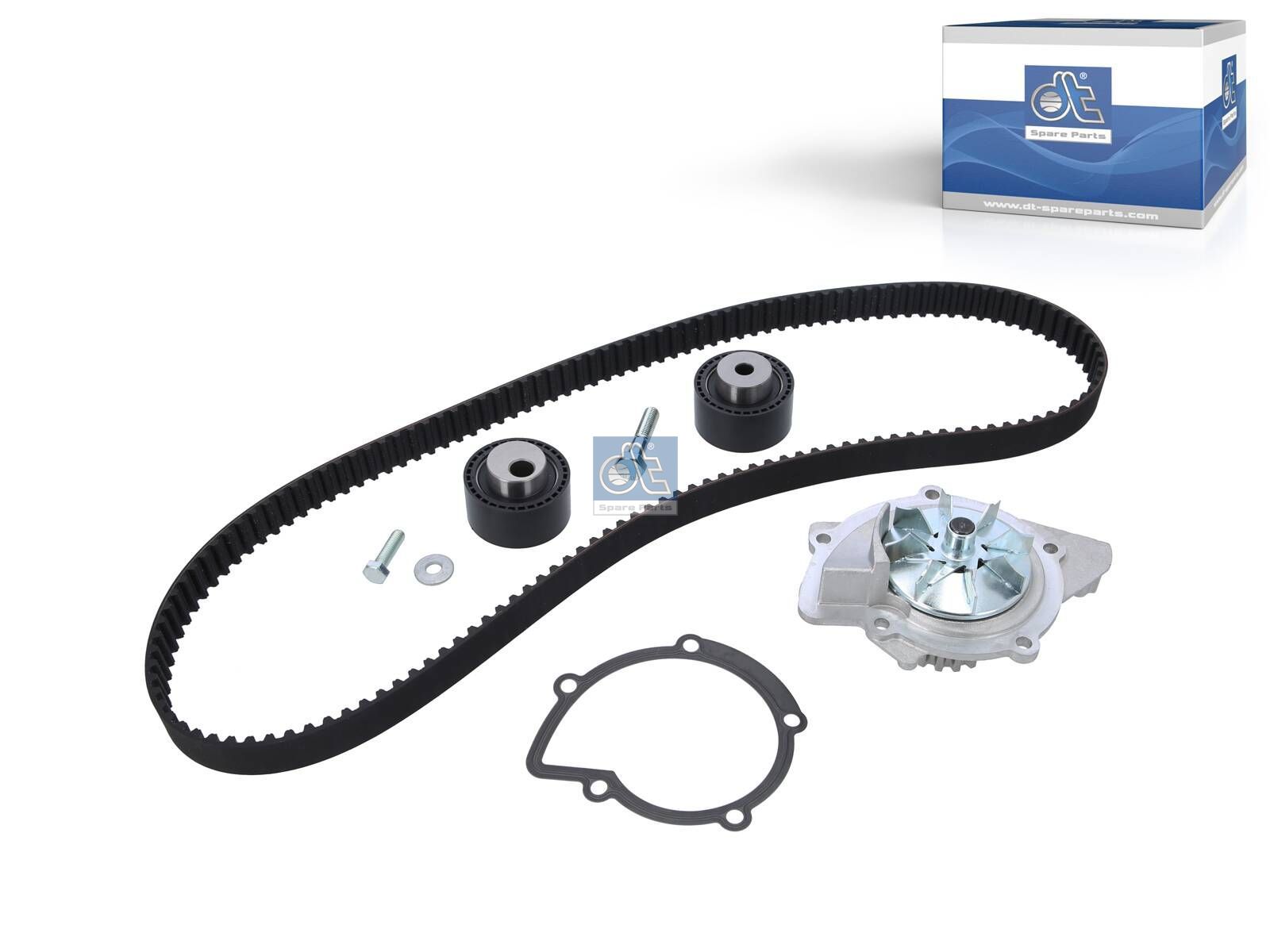 DT Spare Parts 12.90315 Timing belt kit, with water pump, W: 25.4 mm, 143 teeth
