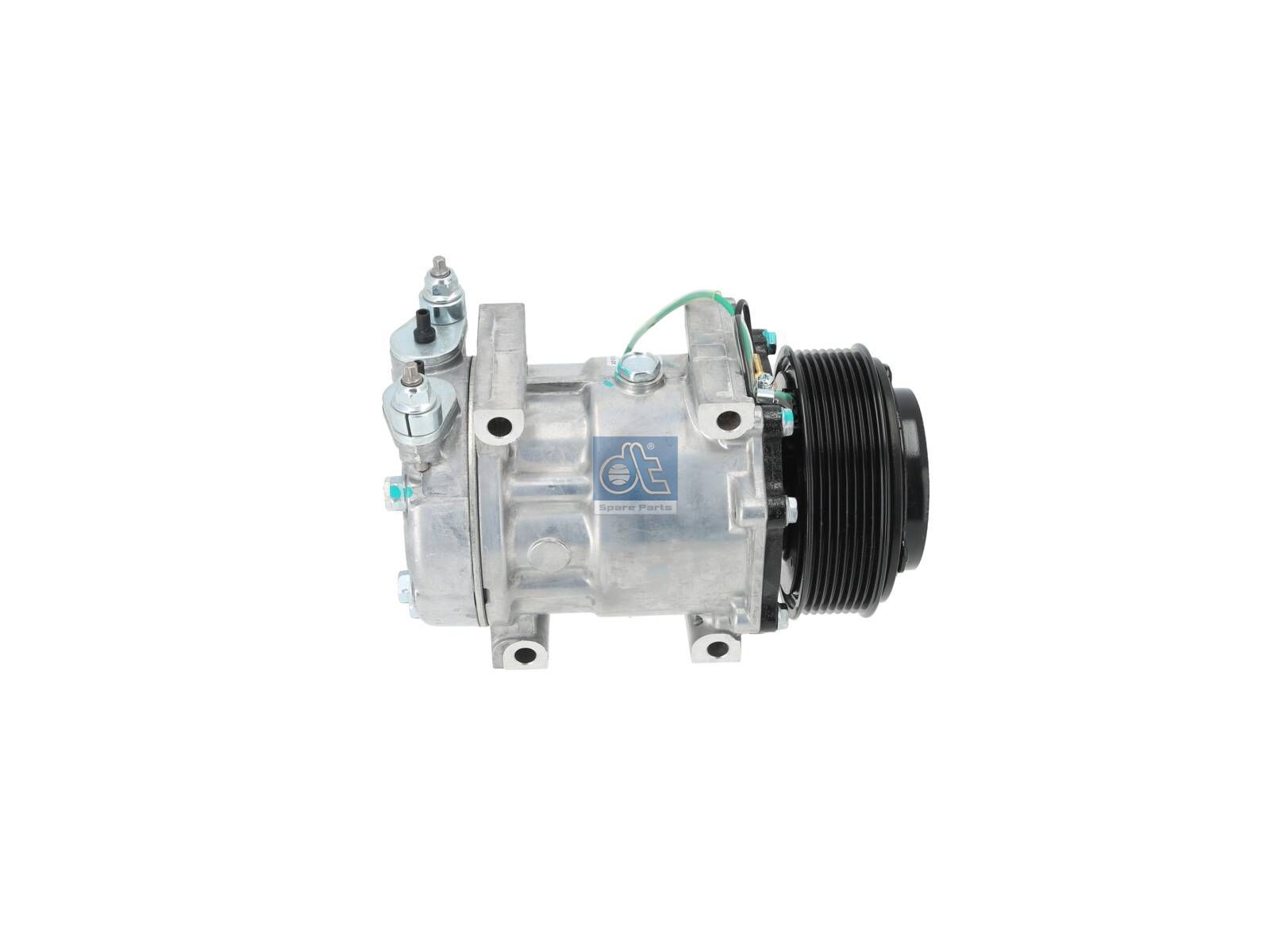 DT Spare Parts 13.00010 Compressor, air conditioning, oil filled, 24 V, 8 PK, DP: 119 mm, 8 grooves