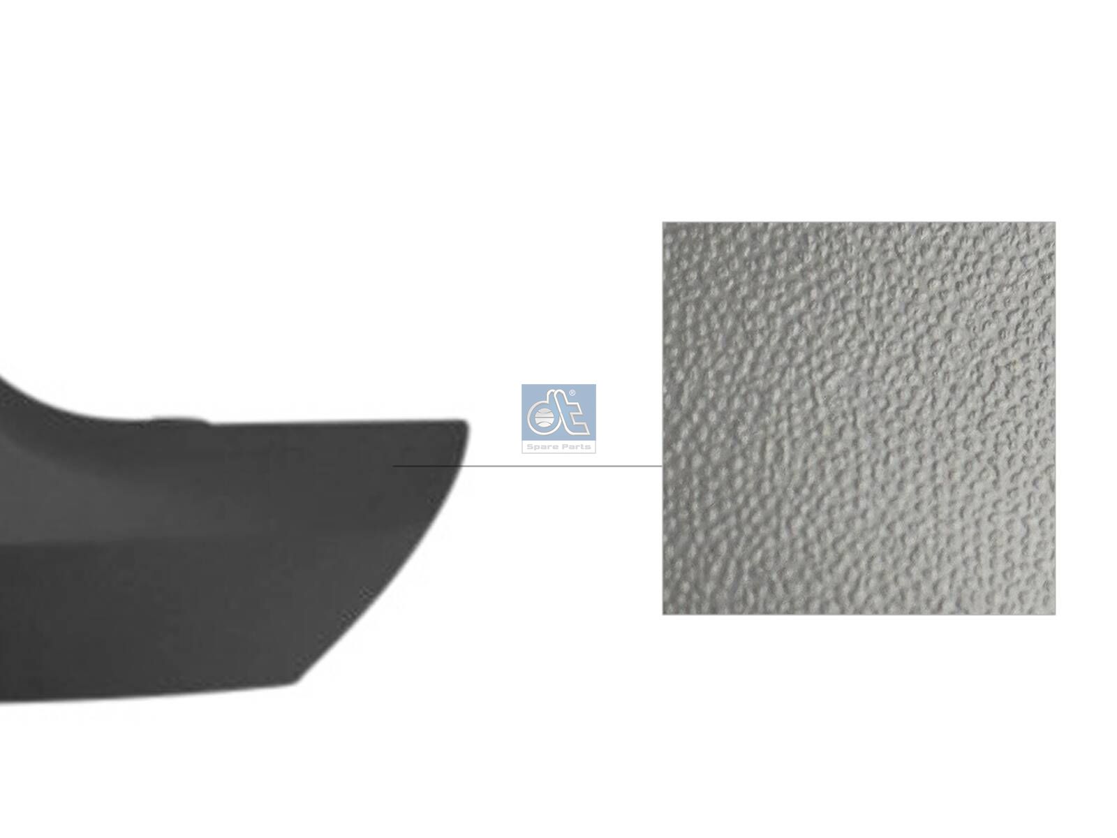 DT Spare Parts 13.00480 Cover, Headlamp, front, right