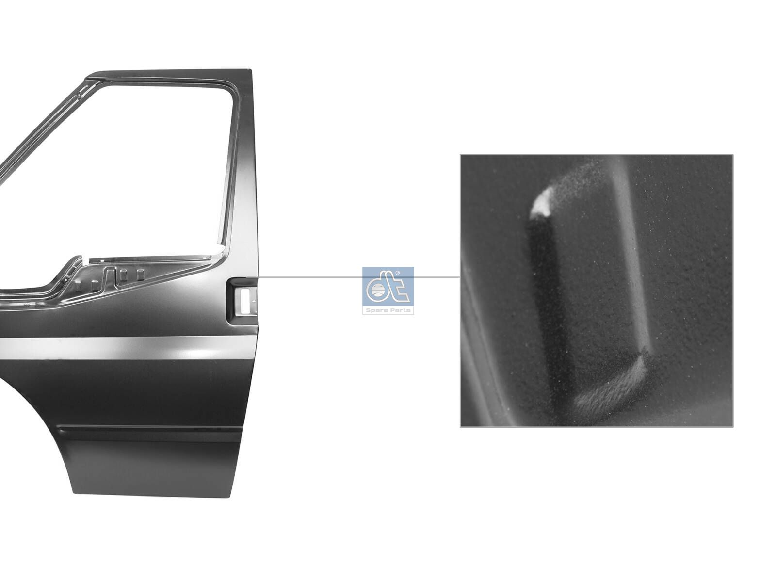 DT Spare Parts 13.80170 Door, left