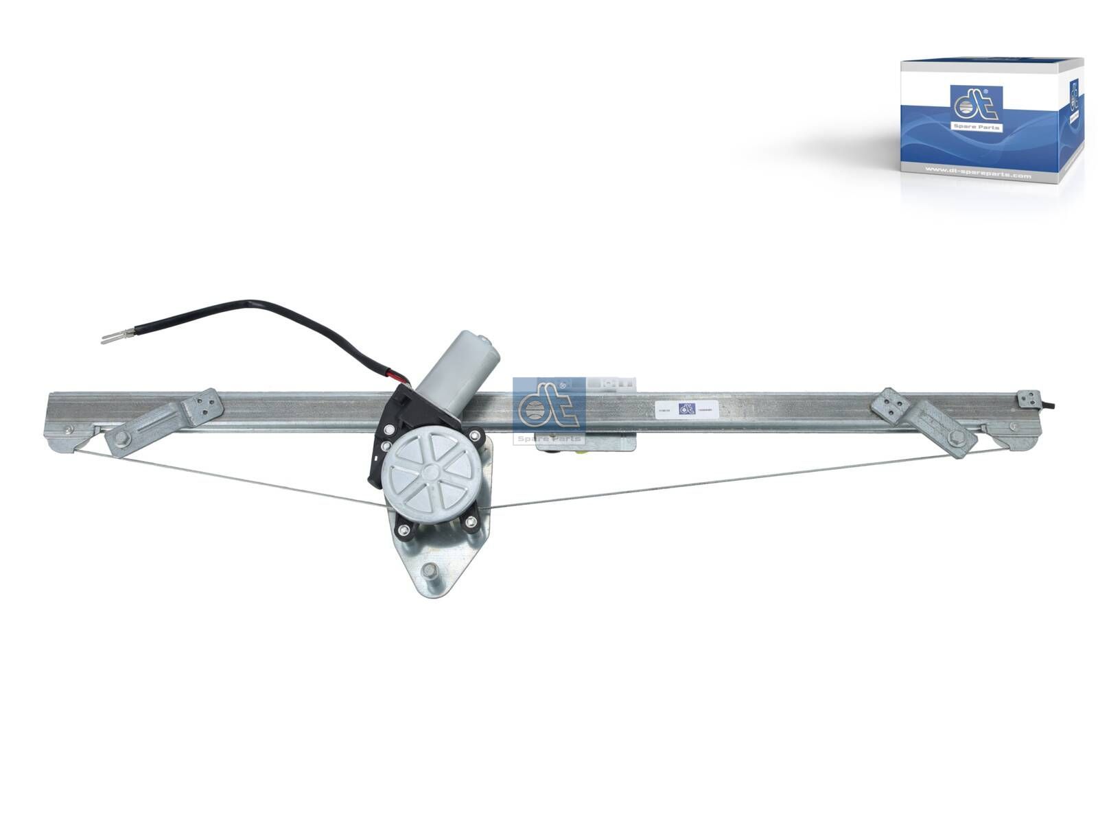 DT Spare Parts 13.84105 Window regulator, right, with motor