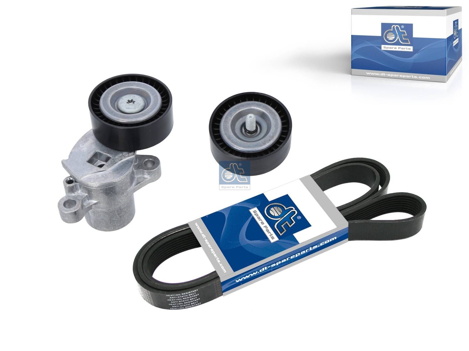 DT Spare Parts 13.94502 Belt tensioner kit, multiribbed belt