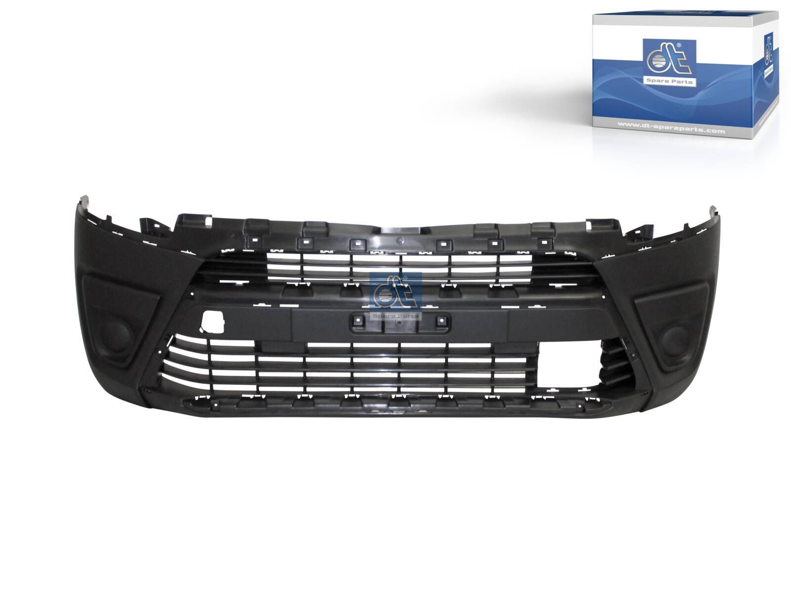 DT Spare Parts 14.16130 Bumper, front, black