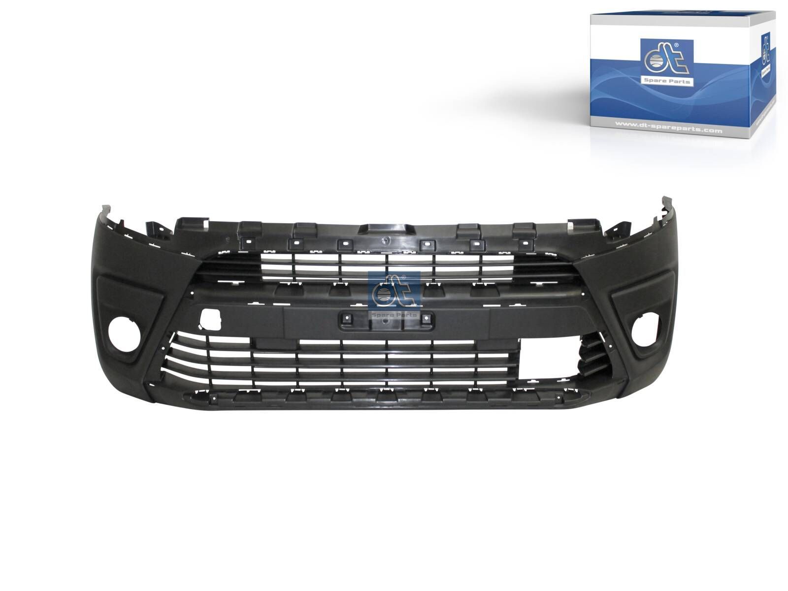 DT Spare Parts 14.16131 Bumper, front, black